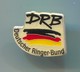 Wrestling, Lutte - Germany Ringer Bund DRB, Pin, Badge, Abzeichen - Wrestling