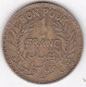 Protectorat Français Bon Pour 1 Franc 1941 – AH 1360 En Bronze-aluminium , Lec# 241 - Tunisie