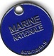 Jeton De Caddie  Bateau, Militaire  MARINE  NATIONALE  Recto  Verso - Jetons De Caddies