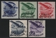 Russia / Sowjetunion 1934 - Mi-Nr. 462-466 Gest / Used - Mit WZ - Luftfahrt (2) - Oblitérés