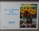 Petit Calendrier Poche 1997 Lavigne PTT Facteur  La Poste Fleurs Tournesol Souci Bleuet - Formato Piccolo : 1991-00