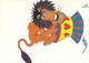 Illustrateur Jean Pierre Gillot  - Souris Lion Cirque     B 791 - Humour