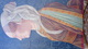 23- AUBUSSON - BEAU CARTON DE TAPISSERIE - FEMME AU FOULARD - CREUSE - Oils