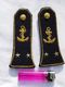 TRES BELLES ANCIENNES EPAULETTES CONTRE AMIRAL  MARINE NATIONALE . - Uniformes