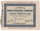 Billet Loterie 1907 / Enfants Tuberculeux D' Ormesson / Institut Pasteur De Lille 59 - Billets De Loterie