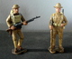 Soldats De Plomb, Armée Des Etats Unies 1918 , 2 Figurines - Soldats De Plomb