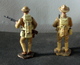 Soldats De Plomb, Armée Des Etats Unies 1918 , 2 Figurines - Soldats De Plomb