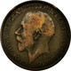 Monnaie, Grande-Bretagne, George V, 1/2 Penny, 1923, B+, Bronze, KM:809 - C. 1/2 Penny