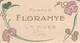 Calendrier : Petit Format Publicitaire Parfumé : FLORAMYE - L.T.  PIVER - Année 1912 - 13 ( Format 4,8cm X 8,7cm ) - Small : 1901-20