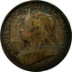 Monnaie, Grande-Bretagne, Victoria, 1/2 Penny, 1900, B, Bronze, KM:789 - C. 1/2 Penny