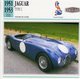 Jaguar Type C  (1951) - Voiture De Course  -  Fiche Technique/Carte De Collection - Le Mans