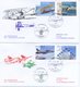 SAN MARINO - FDC VENETIA  2003 - PRIMO VOLO A MOTORE - AEREI - VIAGGIATA - FDC