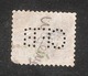 Perfin/perforé/lochung Switzerland No YT125 1908 Hélvetie Assise Avec épée  CFB  C.F. Bally Schuhfabriken AG Schonenwerd - Perfins