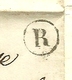 Brief Stempel EGHEZEE (type 18) Met Busstempel (rurale) " R "  Naar BRUXELLES 26/8/1945 - 1830-1849 (Belgique Indépendante)