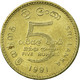 Monnaie, Sri Lanka, 5 Rupees, 1991, TTB, Nickel-brass, KM:148.2 - Sri Lanka