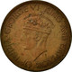 Monnaie, Ceylon, George VI, Cent, 1943, TTB, Bronze, KM:111a - Sri Lanka