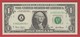2001 STAR NOTE $1 Dollar Bill, BOSTON, Crisp, Uncirculated - Billets De La Federal Reserve (1928-...)