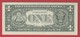 2001 STAR NOTE $1 Dollar Bill, BOSTON, Crisp, Uncirculated - Billets De La Federal Reserve (1928-...)