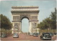 Paris: CITROËN TRACTION AVANT, VW 1200 KÄFER/COX, MERCEDES 180 - L'Arc De Triomphe De L'Étoile - (1960) - Toerisme