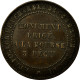 Monnaie, France, 10 Centimes, 1854, Lille, TTB+, Bronze, Gadoury:251, KM:M25 - D. 10 Centimes