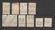 Lot De Timbres Perforés - 1863-09