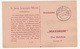 Leipziger Messe Stamp On Drucksache Leipzig 1948 Pmk B190110 - Autres & Non Classés