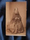 Photo CDV Wolter à Nantes  Belle Femme En Pied  Belle Robe En Soie  Second Empire  CA 1860 - L417 - Anciennes (Av. 1900)