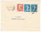 1926 Kleiner Brief Aus Senarpont Nach Paris; Zwei 25 Cent Blau  Semeuse Mit Druckabart/verkehrt - Lettres & Documents
