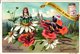 0520  Liebig 6 Cards--C1897 - Flower Girls-Marguerite-Coquelicot-Oranger-Grenadier-Orchidée-cactus-Dahlias-edelweis - Liebig