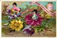 Delcampe - 0520  Liebig 6 Cards--C1897 - Flower Girls-Marguerite-Coquelicot-Oranger-Grenadier-Orchidée-cactus-Dahlias-edelweis - Liebig