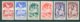 10835  TUNISIE  N°396/401 **  Les Métiers     1955  TTB - Unused Stamps