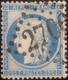 FRANCE Y&T N°60C Cérès 25c Bleu. Oblitéré Losange GC. N°2706 - 1871-1875 Cérès