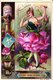 0445   Liebig 6 Cards--C1895  Flower Girls-Fleurs Animées-Fuchsia-Rose-Orchidée-Liseron-Campanule-Marguerite- - Liebig