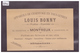 DISTRICT DE VEVEY - MONTREUX - LOUIS BONNY, APPAREILS DE CHAUFFAGE - TB - Montreux