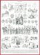 Croisade. Armes, Costumes, Sceaux... Illustration M Dessertenne Recto. Cartes Des Croisades Verso. Larousse 1948. - Autres & Non Classés
