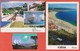 Set Of 2 Postcards And Round Trip Ticket Aller-retour NAZARÉ Funicular Station Gare De Funiculaire Tram Tramway Portugal - Leiria