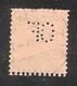 Perfin/perforé/lochung Switzerland No YT138 1914 William Tell  OF  Orell Fussli-Annoncen AG Zurich - Perforadas