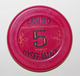 Jeton De 5 Franc "Casino Elysée-Palace" Vichy - Casino French Chip Token - Casino