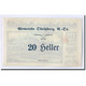 Billet, Autriche, Obritzberg, 20 Heller, Valeur Faciale 1, 1920, SPL, Mehl:701a - Autriche