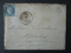 FRANCE 2 Lettres 1874 OR Timbre Cérès GC 741 CARRESSE CASSABER Pyrénées-Atlantiques Dépt 64 Lettre à Mme De Salinis - 1871-1875 Cérès