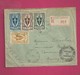 Lettre Recommandée De 1945 Pour Madagascar - YT N° 250, 253, 260 Et 261 - Série De Londres - Covers & Documents