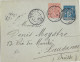 1906 - SEMEUSE Sur ENVELOPPE ENTIER SAGE De MOREZ (JURA) => LAUSANNE (SUISSE) - Standard Covers & Stamped On Demand (before 1995)