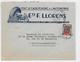 1950 - ENVELOPPE PUB DECOREE (PNEU AUTOMOBILE) De MOSTAGANEM => BOULOGNE - Lettres & Documents