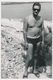 REPRINT - Naked Trunks Man W Sunglasses On Beach Gay Int, Homme Nu  Sur La Plage,  Photo Reproduction - Autres & Non Classés