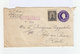 Entier Postal Enveloppe 3 Cents Avec Timbre 15 Cents CAD 1935 Saint Thomas Registered. C. Certificados. (1040x) - 1921-40