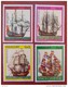 Paraguay 1987 - 500 Anniversary Discovery America - Full Set Values Mi4158-4162 MNH - Ship Sail Columbus Ocean - Paraguay