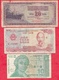 Delcampe - Pays Du Monde 60 Billets état Et Usagés Lot N °3 (PRIX DE DEPART MINUS) - Vrac - Billets