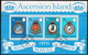 ASCENSION 1970 SG #130-34 Compl.set+m/s Used Royal Naval Crests (2nd Series) - Ascension