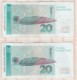 Delcampe - 5 Billets De 20  Deutsche Mark 1993 - 20 Deutsche Mark