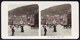 NORWAY - STEREOSCOPIC PHOTO STEREOSCOPIQUE ** BERGEN MARKET SQUARE ** COLOUR !!! RARE Around 1905 - Alte (vor 1900)